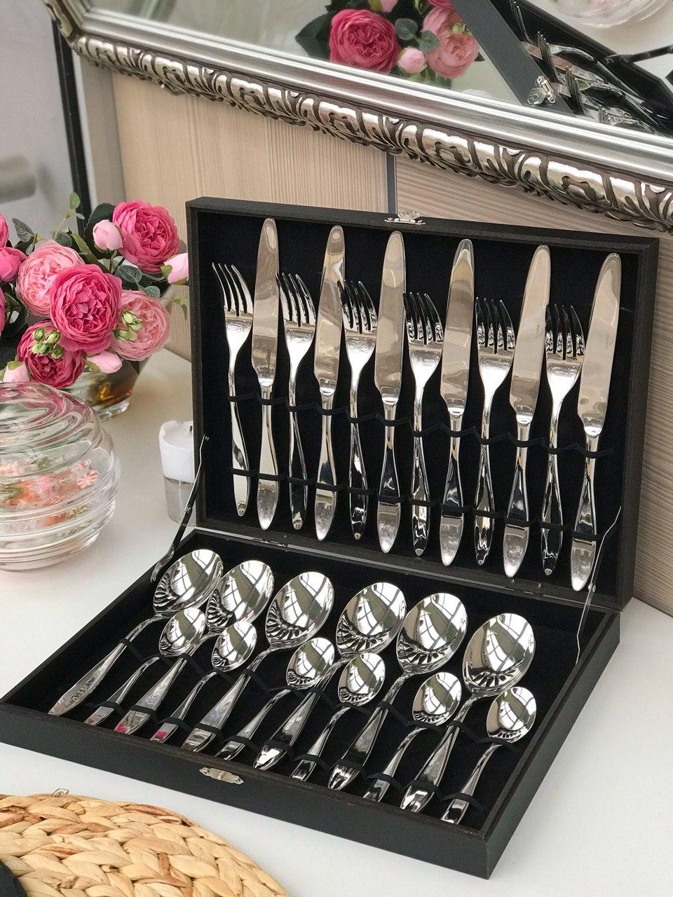 Набір столових приборів Incanto 24 предмети Sakura (SK-1004)