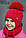 055 Пухнаста шапка Зефір,зимова на флісі.р.52-56 (4-8 років), фото 8