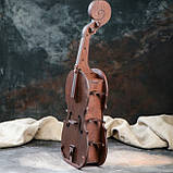 Дерев'яний мінібар "Скрипка", фото 3