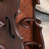 Дерев'яний мінібар "Скрипка", фото 5