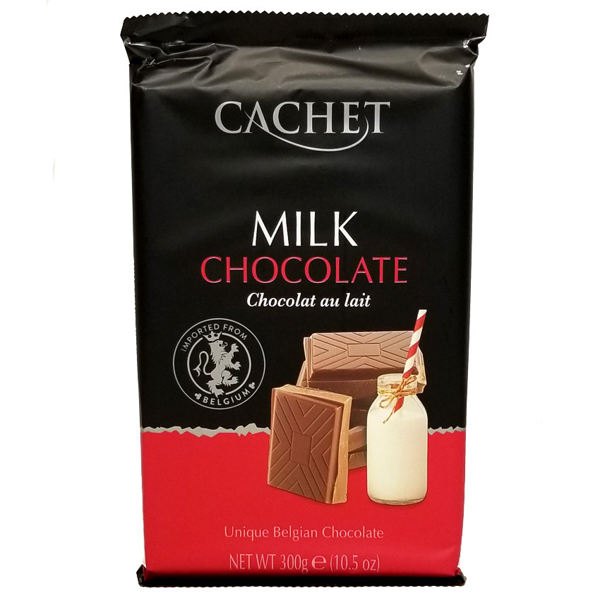 Шоколад молочний Cachet Milk, 300г