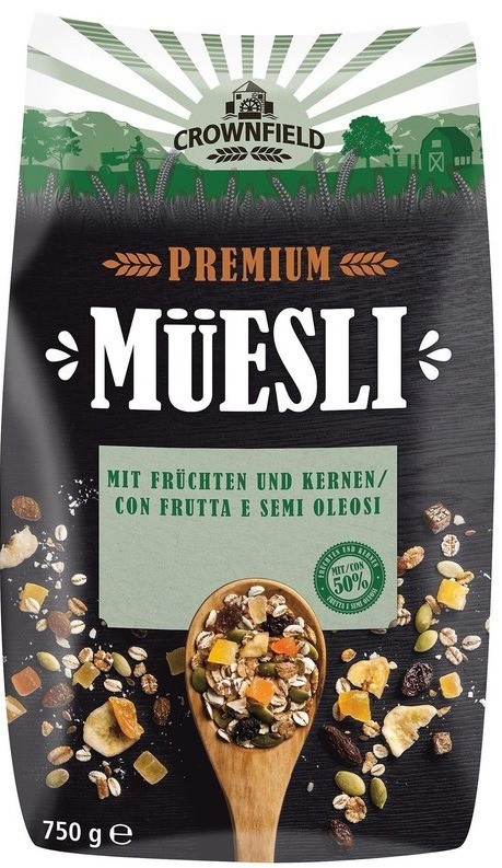 Мюслі Crownfield Twoe Musli Sniadaniowe, 750 г Чехія