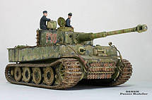 Tiger I Gruppe "Fehrmann" April 1945 Northern Germany. Збірна модель в масштабі 1/35. RFM RM-5005, фото 4