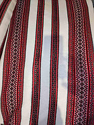 Декоративна тканина червоно-чорна