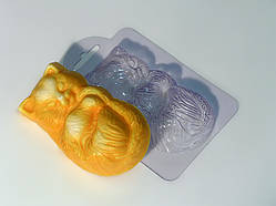 Пластикова форма для мила Кішка