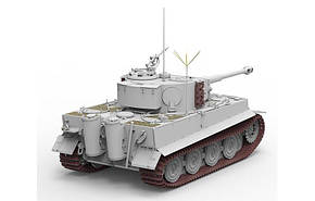 Tiger I пізній. Збірна пластикова модель німецького танка в масштабі 1/35. RFM RM-5015, фото 3