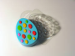 Пластикова форма для мила Яйце з візерунком №3