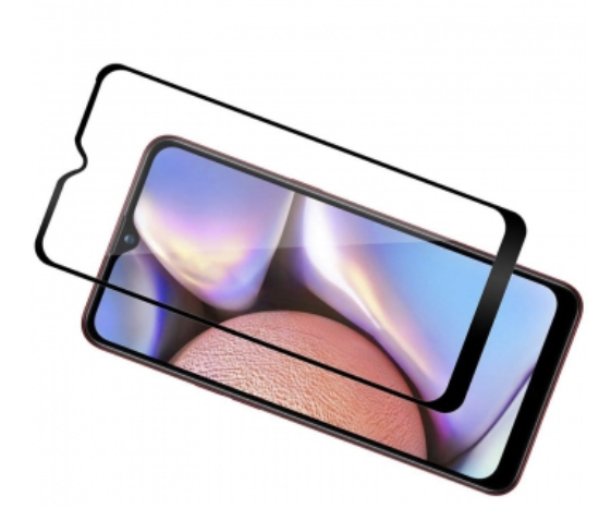 Захисне скло для Samsung A107 Galaxy A10S, Full Glue 6D, колір чорний, фото 1