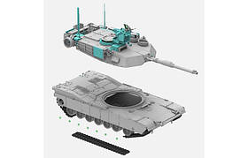 M1A2 SEP V2 ABRAMS. Збірна пластикова модель американського танка в масштабі 1/35. RFM 5029, фото 5