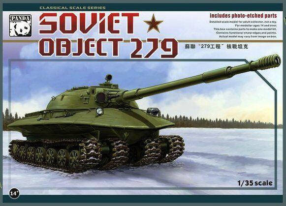 Об'єкт 279 радянський експериментальний важкий танк. 1/35 PANDA HOBBY PH-35005, фото 1
