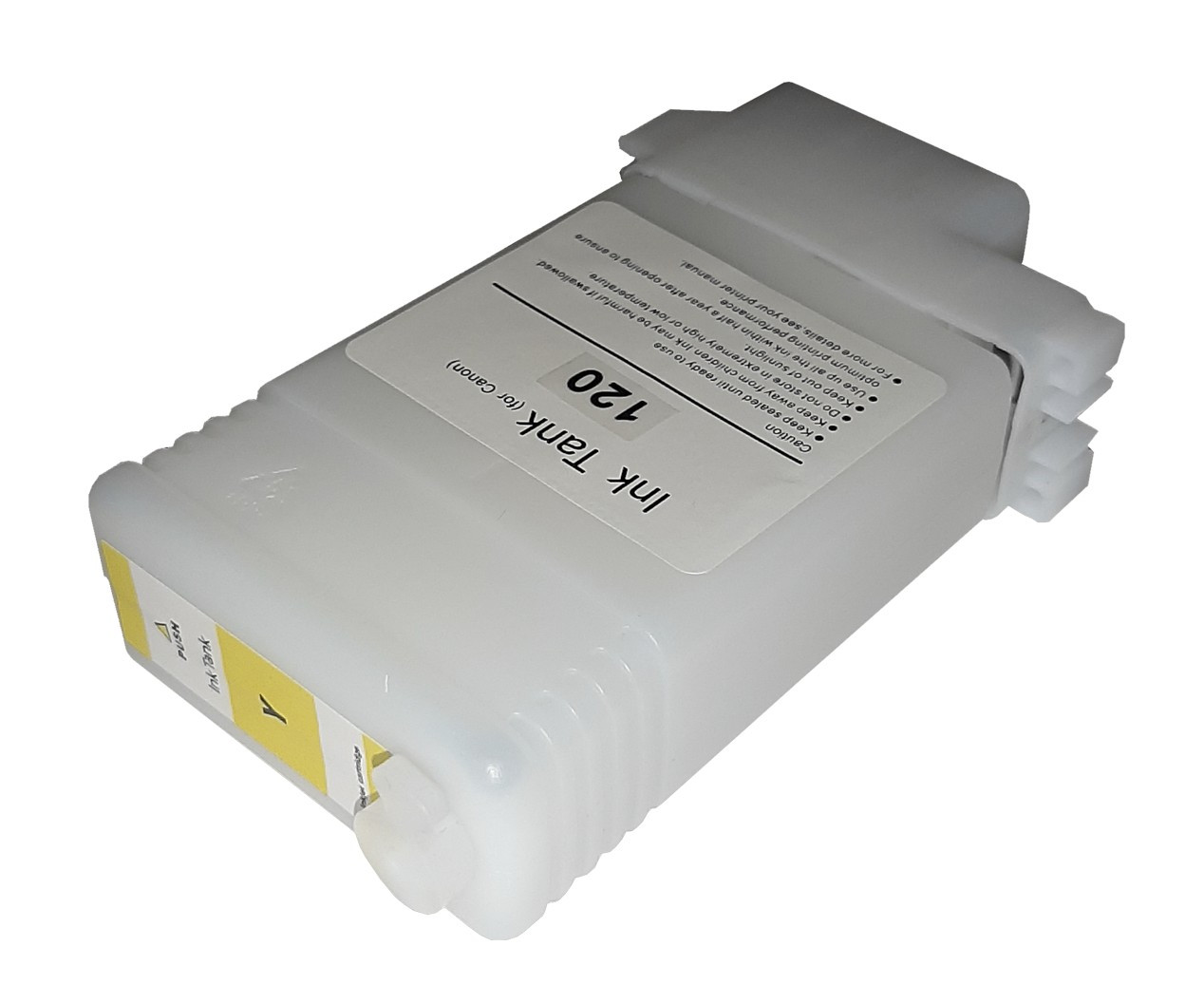Перезаправний картридж Ocbestjet для плотерів Canon iPF650/iPF750 з чипом PFI-102 Yellow (130 мл)