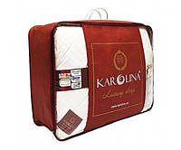 Одеяло пуховое 200х220 100% белый пух кассетное Luxury Sleep KAROLINA