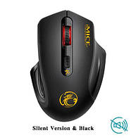 Миша бездротова iMICE безшумна ергономічна 2000 DPI USB 2.4 G wireless BLACK