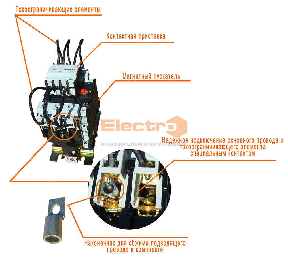 Пускатель конденсаторный ПМК-1-50, АС-50А, 230/400В = 20кВар/30кВАр, Electro - фото 2 - id-p138872586