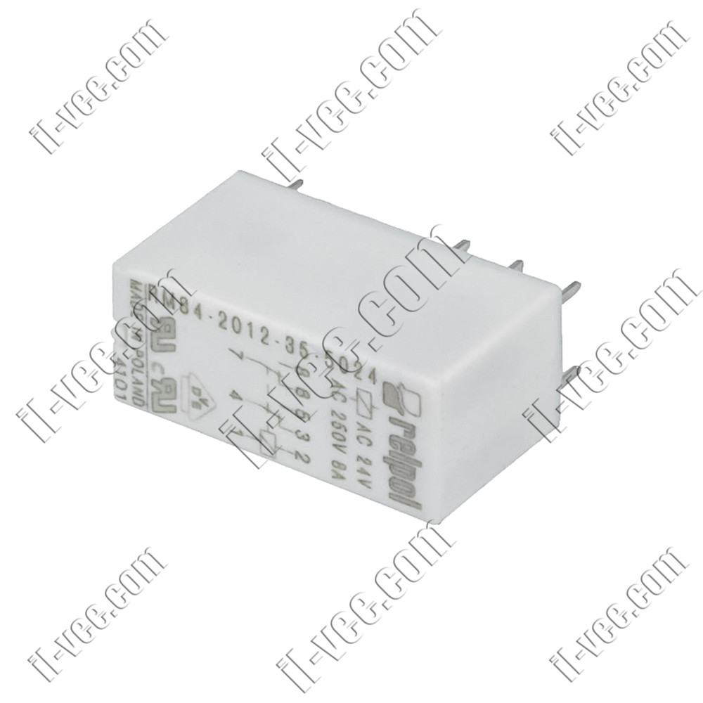 Реле Relpol RM84-2012-35-5024, 24VAC, 8 А/250VAC 8А/24VDC