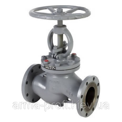 Вентиль 15с18нж запірний сталевий фланцевий Ду 80