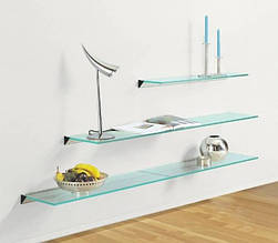 Скляні полички