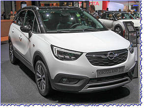 Фаркоп Opel Crossland X (2017-)(купити фаркоп Опель Кроссланд Х) Полігон-Авто