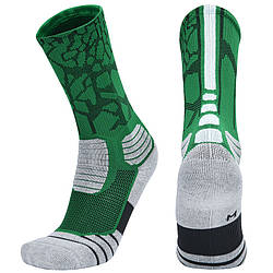 Шкарпетки для баскетболу Socks Basket Mid Green Grey