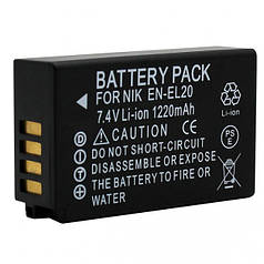 Акумулятор Alitek для Nikon EN-EL20, 1220 mAh