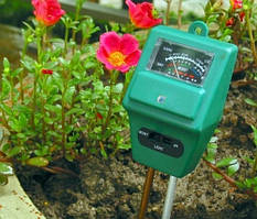 Вимірювач кислотності pH, вологості, освітленості грунту ЕТП-301 (3 в 1)