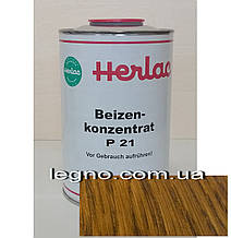 Концентрат барвника P21 Натуральний дуб Герлак (Herlac) — для підфарбовування лаків (лютофен), 1 л, Німеччина