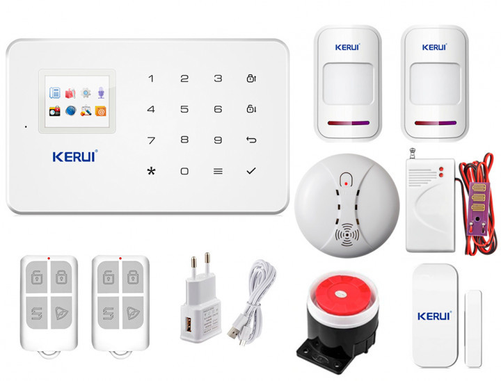 Комплект бездротовий gsm сигналізації Pro для 1-кімнатної квартири Kerui G18