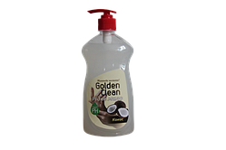 Рідке мило 500 мл кокос c дозатором Golden Clean