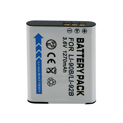 Акумулятор для фотоапарата Olympus LI-90B, 1270 mAh., фото 2