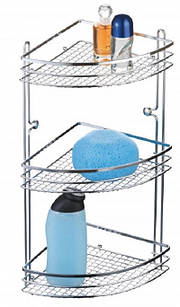 Полиця для ванної кімнати 3-ярусна кутова NO-280869