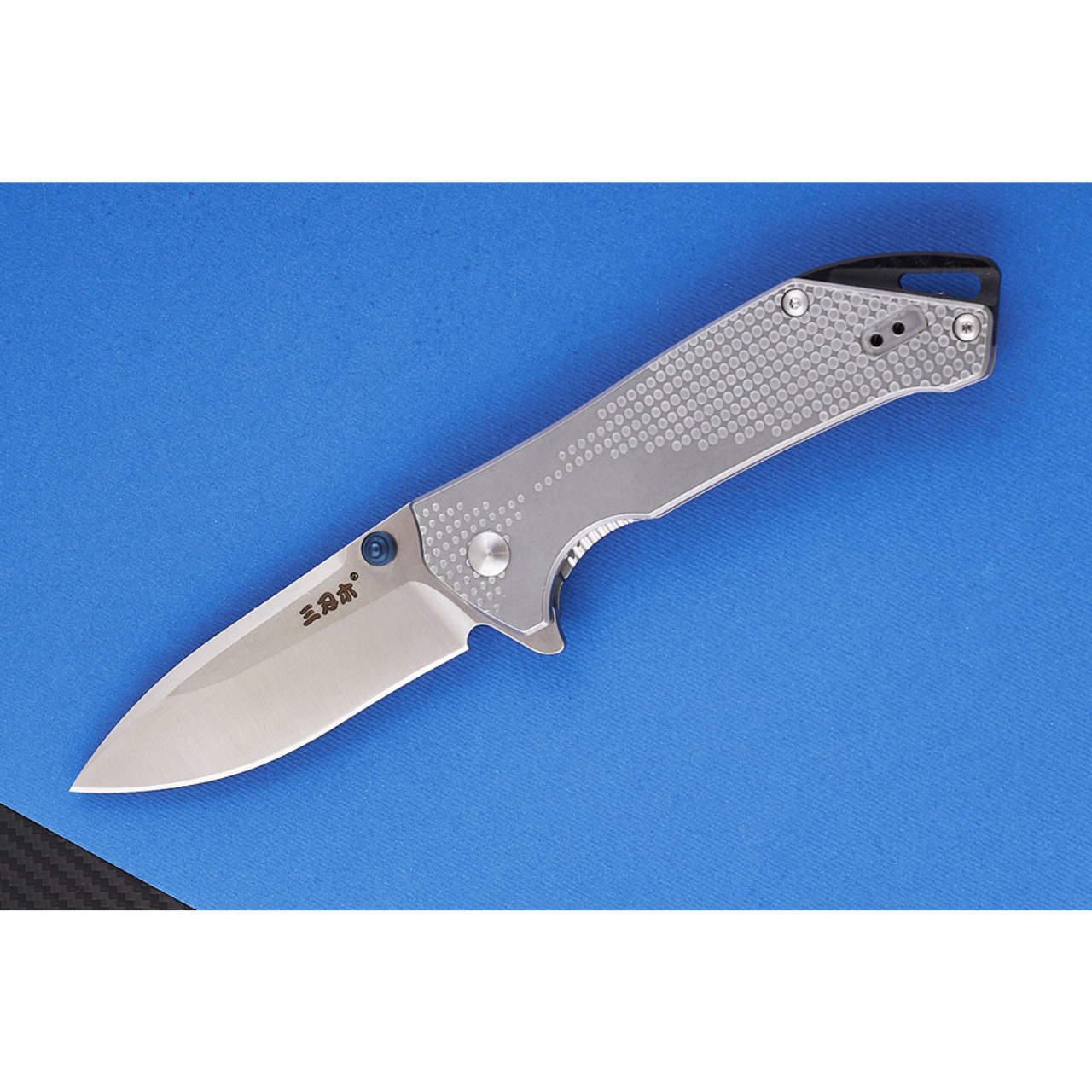 Ніж складаний SAN REN MU KNIVES міцний і компактний з замком типу frame lock