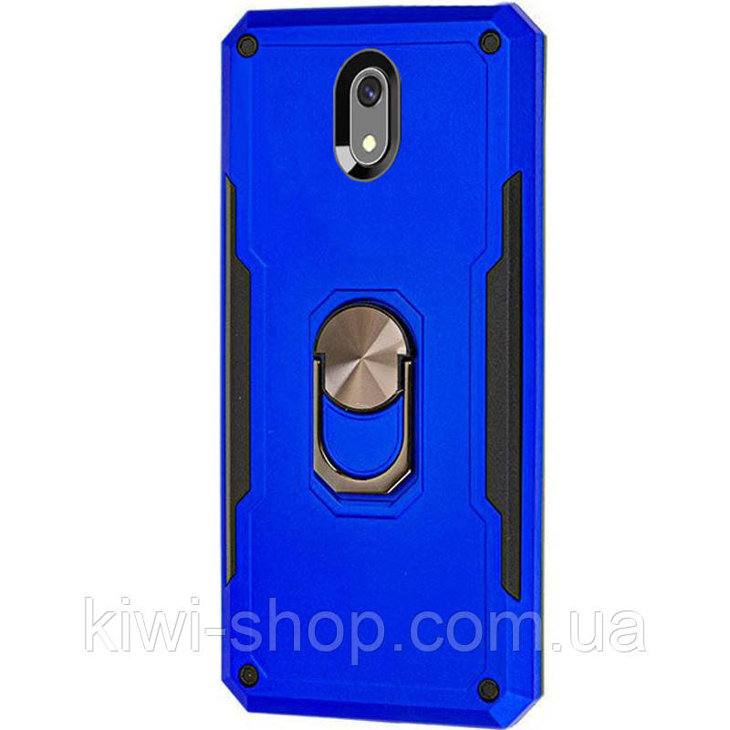 Ударостійкий чохол SG Ring під магнітний тримач для Xiaomi redmi 8A — синій