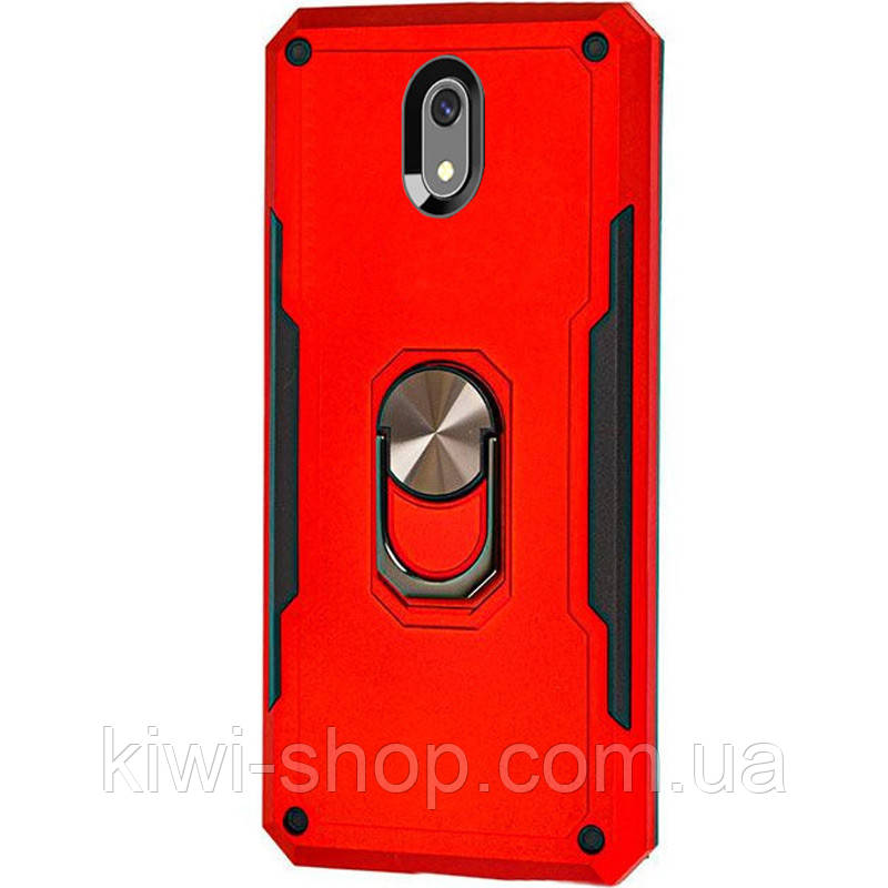 Ударостійкий чохол SG Ring під магнітний тримач для Xiaomi redmi 8A — червоний, фото 1