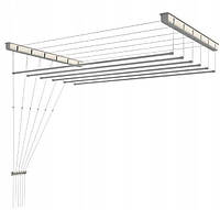 Сушка для білизни 1.7 м на 6 прутів стельова Польща PL170