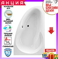 Асимметричная акриловая ванна 140x95 см Excellent Newa Plus WAEX.NEP14WH правосторонняя