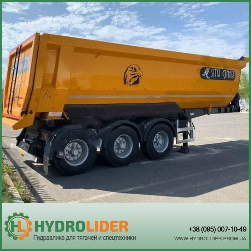Напівпричіп 27 кубів 3-вісний, Кузов сталь Hardox 450, посилений (кар'єрний). Новий, 2018 р. в., фото 1