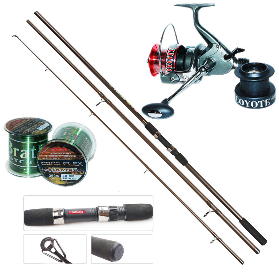 Набір на коропа BratFishing "Карп-Еліт" (удилище 3.6 м.), фото 1