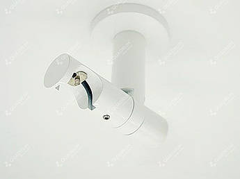 Тримач для карниза Стельовий одинарний універсальний 19мм білий 19.20.10.419