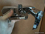 Душова система зі змішувачем із поворотним виливом із верхнім і ручним душем HB Milano 003-J, фото 3