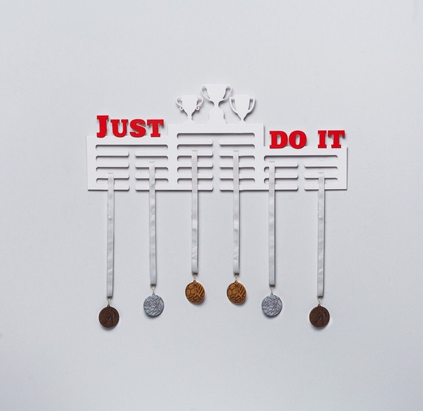 Медальниця Just do it
