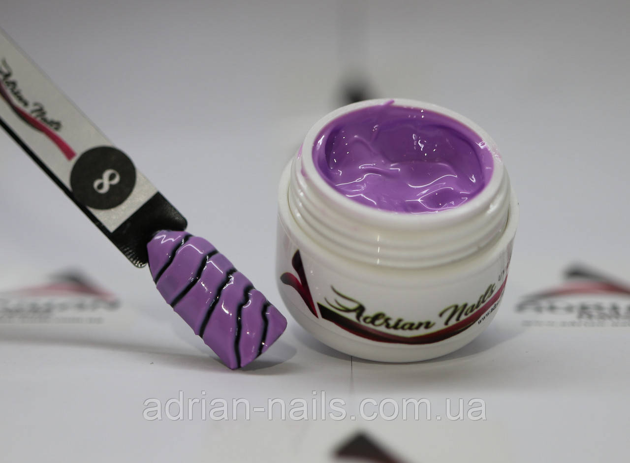 ГЕЛЬ ПАРА БЕЗ ЛІПКОГО СЛОЯ ДЛЯ МІЦНОГО ДИЗАЙНУ СИРІВИЙ 5 грамів — No8, фото 1