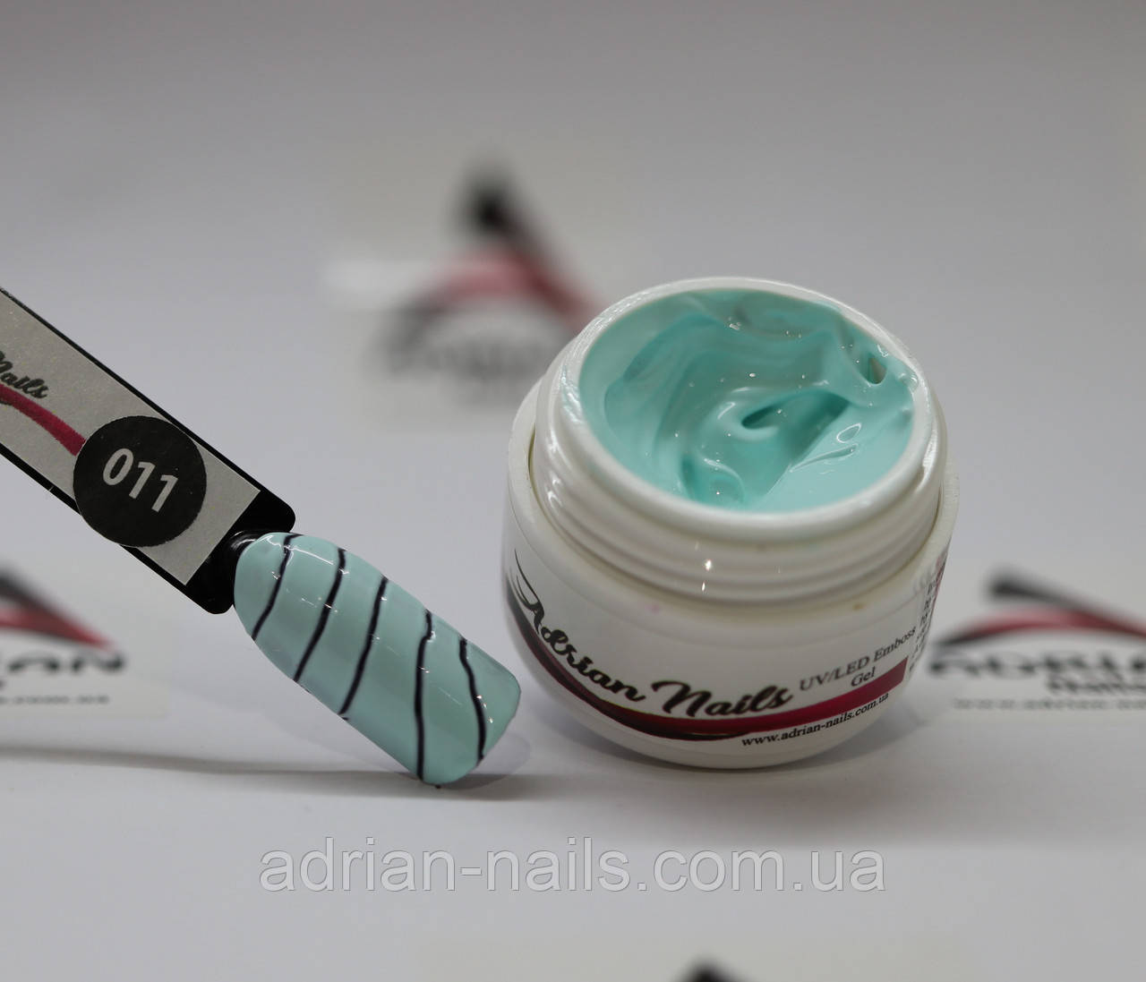 ГЕЛЬ ПАСТА БЕЗ ЛІПКОГО СЛОЯ ДЛЯ МІЦЬНОГО ДИЗАЙНА КОЛІРТ М'ЯТИ 5 грамів — No11, фото 1