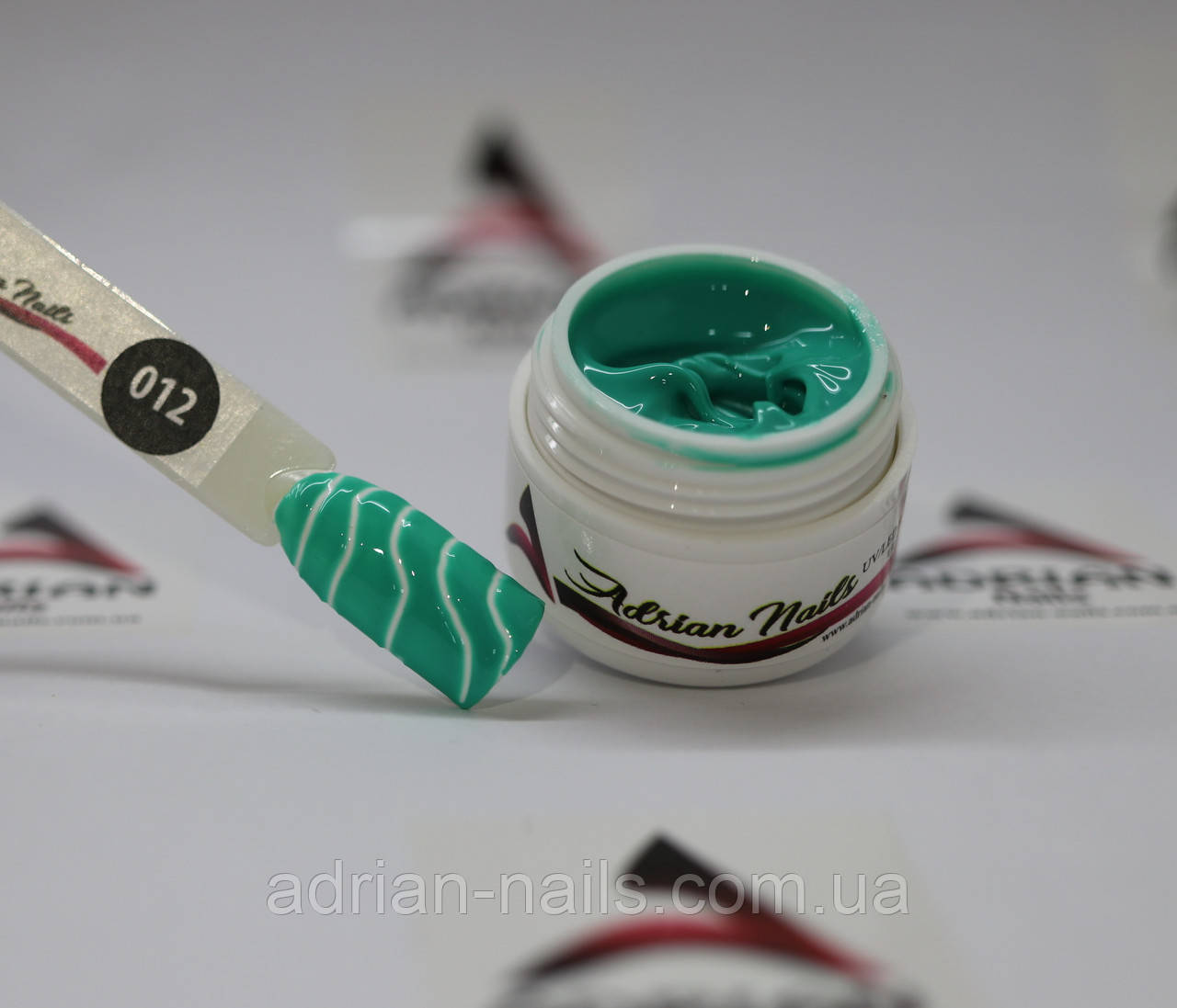 ГЕЛЬ ПАРА БЕЗ ЛІПКОГО СЛОЯ ДЛЯ МІСТНОГО ДИЗАЙНУ ЗЕЛЕНИЙ 5 грамів — No12
