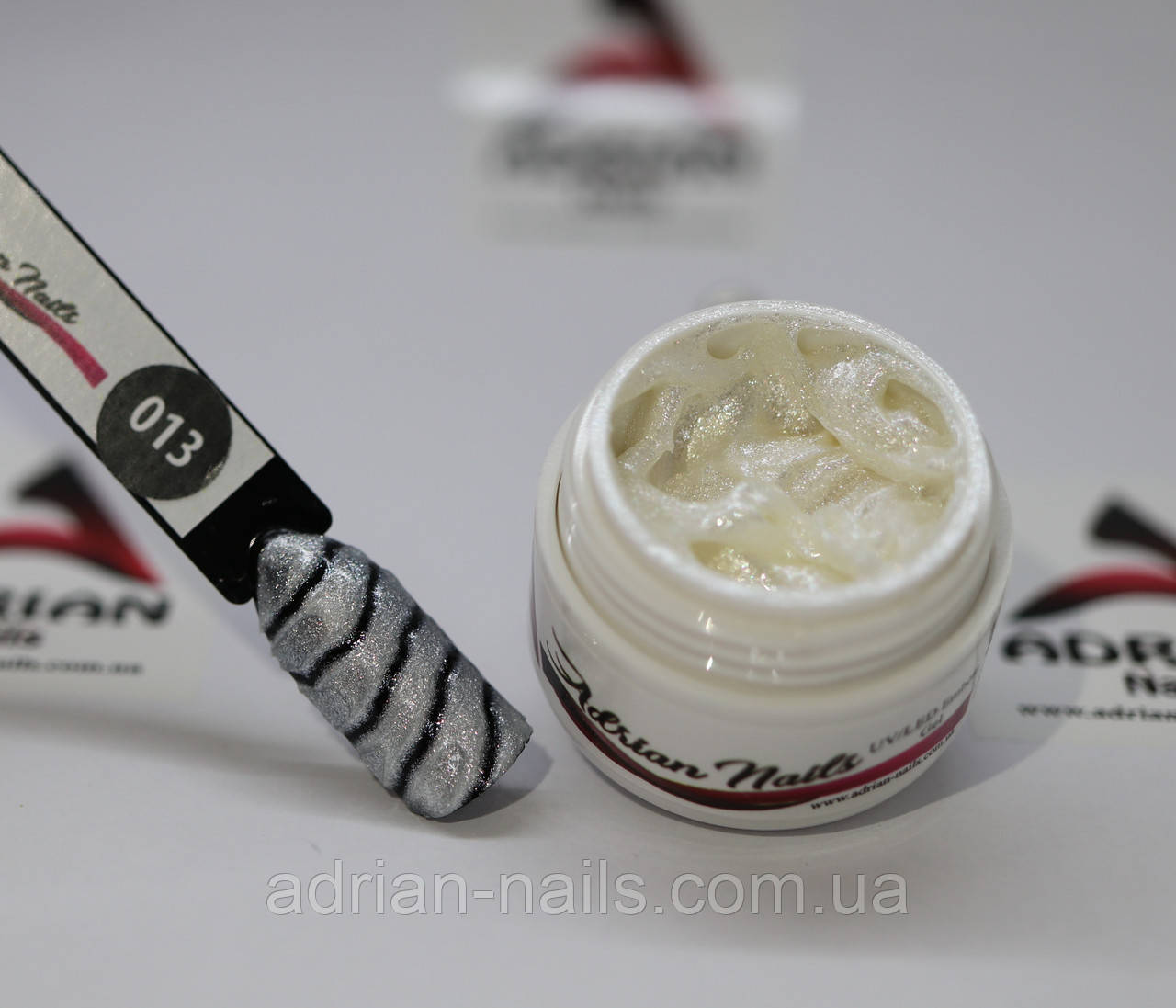 ГЕЛЬ ПАРА БЕЗ ЛІПКОГО СЛОЯ ДЛЯ ОБ'ЄМНОГО ДИЗАЙНА ЖЕМЧАЖНА 5 грамів — No13