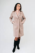 Пальто жіноче "Анжеліка" з пальтової вовни на підкладці. Розмір - 50. 52. 54. 56. 58