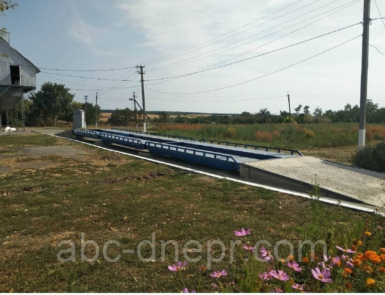 Автомобільні тензометричні ваги з модульною металевою вантажоприйманою платформою