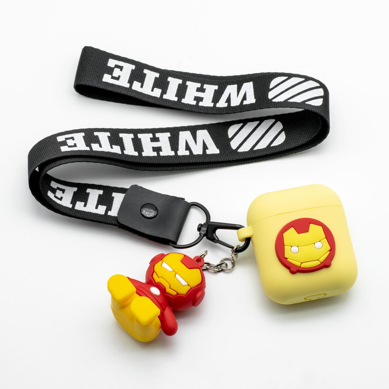 Чохол для Airpods - Залізна людина + додаткові аксесуари, фото 1