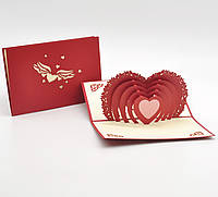 3D открытка "Сердце"