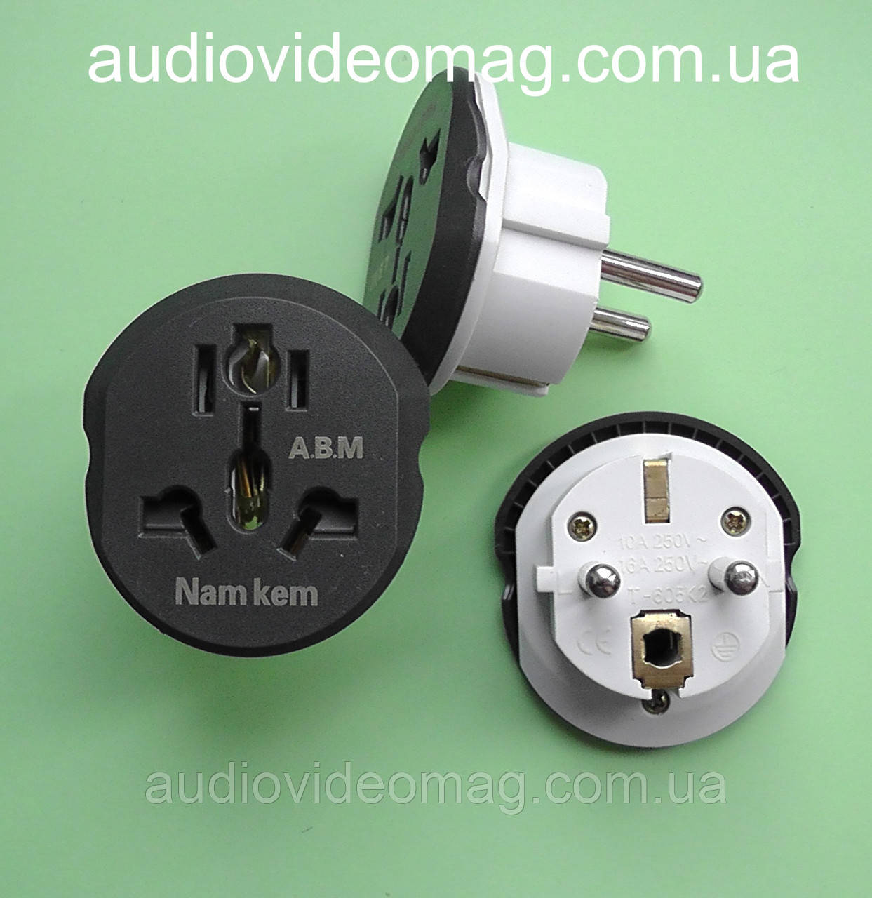 Універсальний перехідник для Merkan-168 (адаптер для англійських, азіатських та американських вилок), фото 1