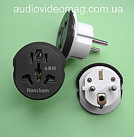 Перехідник універсальний для різних типів (англійської, азіатської) електровилок